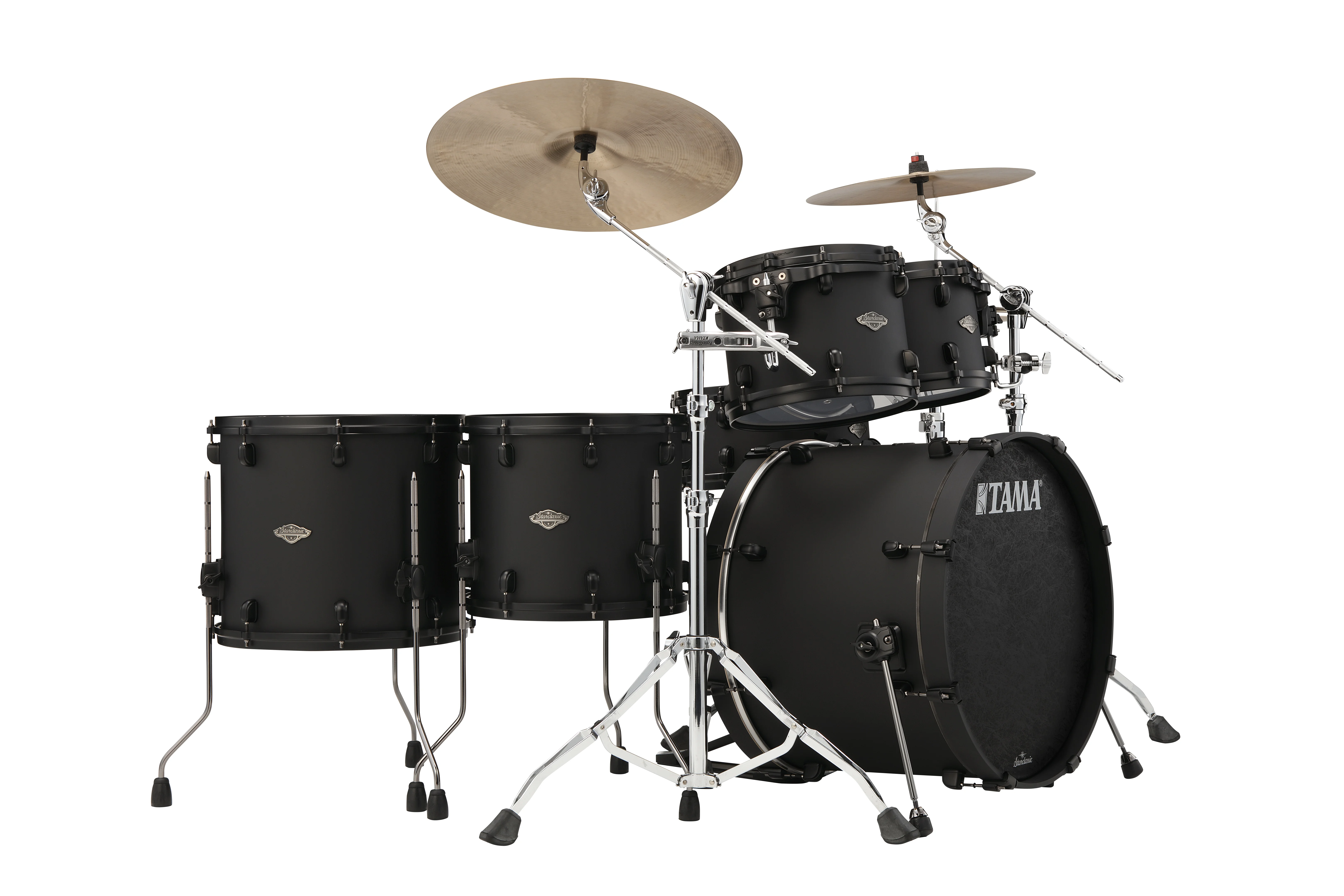 Starclassic Performer Shell Kit 5 teilig - Flat Black